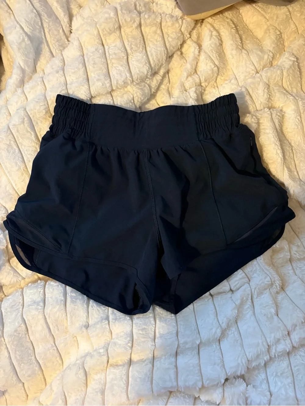 Lululemon High-Waist Women's Athletic Shorts — Navy